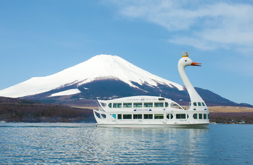 山中湖遊覽船 白鳥之湖